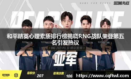 和平精英心理素质排行榜揭晓RNG战队荣登第五名引发热议